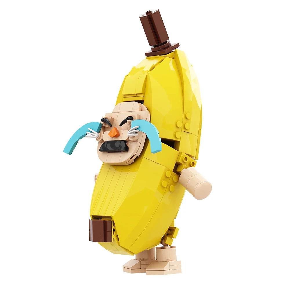 Gobricks MOC Banana Cat Bricks Cute Crying Game Building Bricks MOC - ToylandEU