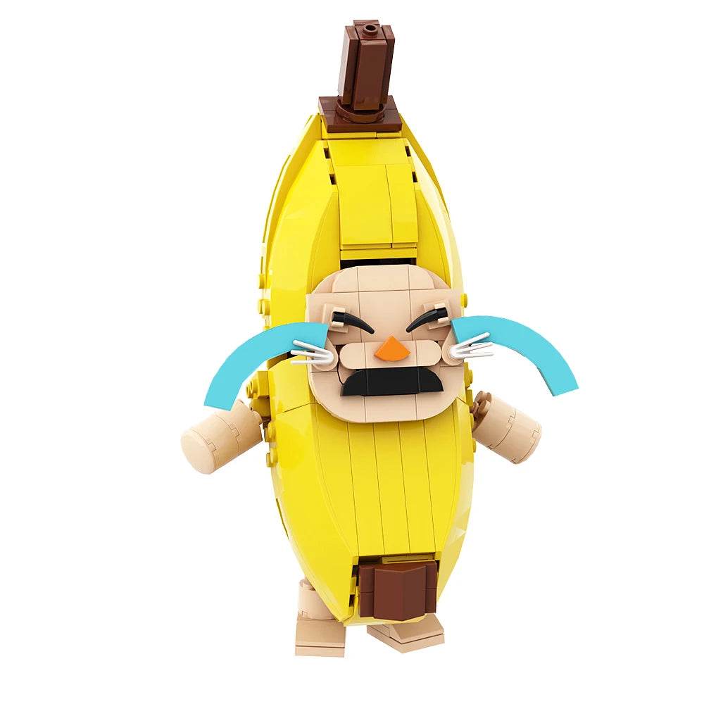 Gobricks MOC Banana Cat Bricks Cute Crying Game Building Bricks MOC - ToylandEU