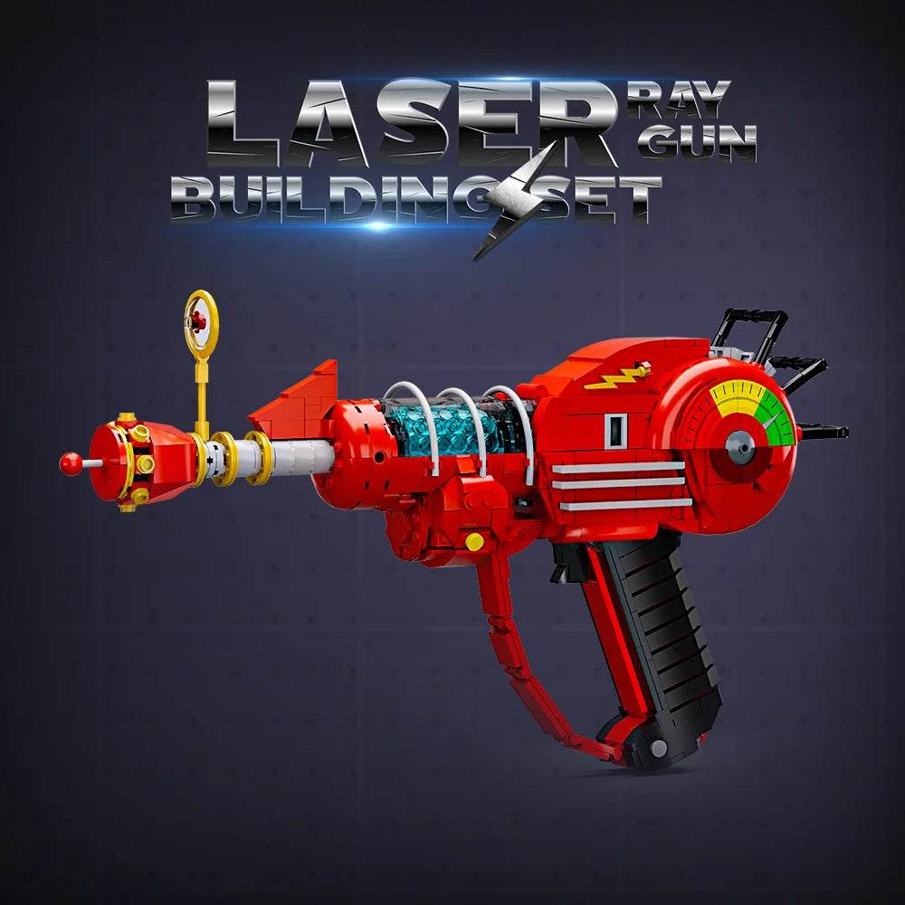 Gobricks MOC Call of Duty Ray Gun Building Blocks Model Shooting Game Red Laser Gun Weapon Bricks DIY Assembly Toys for Kids Gifts - ToylandEU