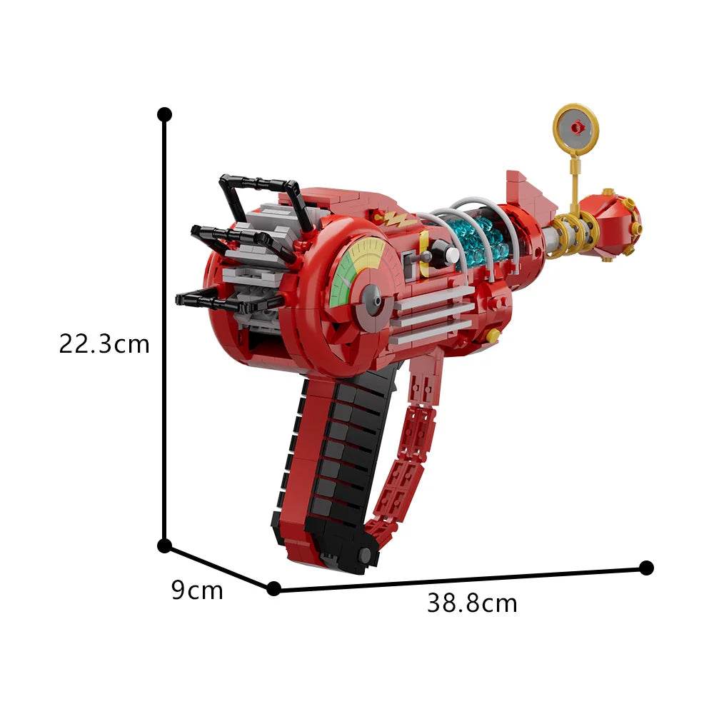 Gobricks MOC Call of Duty Ray Gun Building Blocks Model Shooting Game Red Laser Gun Weapon Bricks DIY Assembly Toys for Kids Gifts - ToylandEU