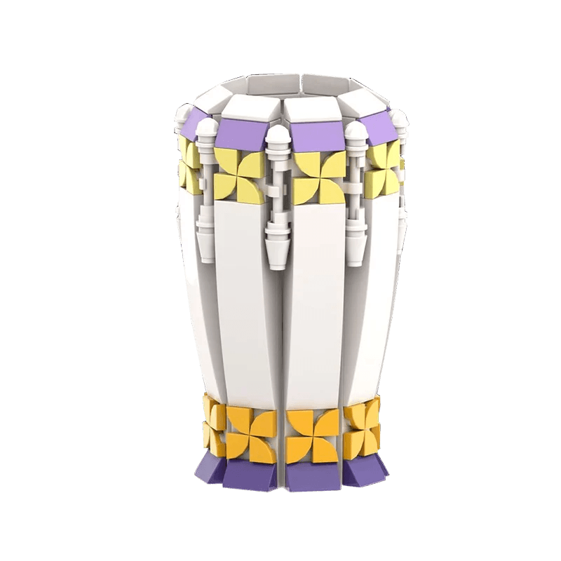 Gobricks MOC Color Vase of Sunflower Flower Vase Building Bricks MOC - ToylandEU