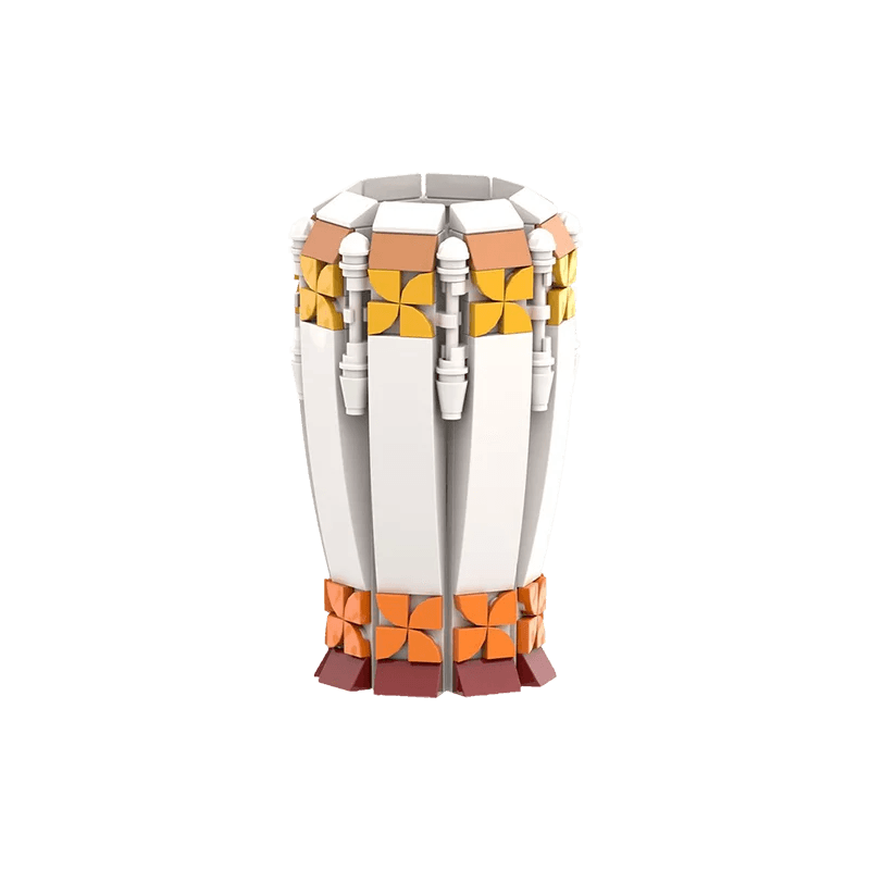 Gobricks MOC Color Vase of Sunflower Flower Vase Building Bricks MOC - ToylandEU