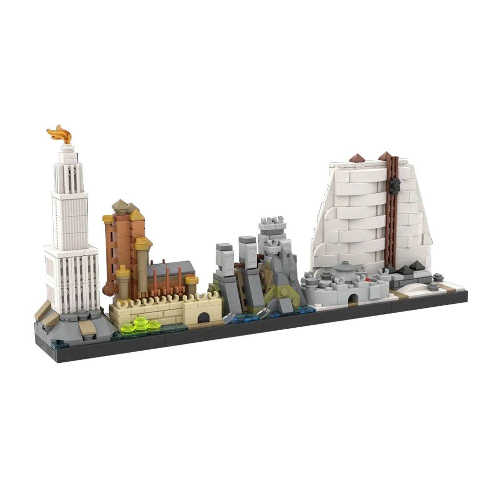 Gobricks MOC Game of Thrones Skyline Building Blocks Building Bricks MOC - ToylandEU