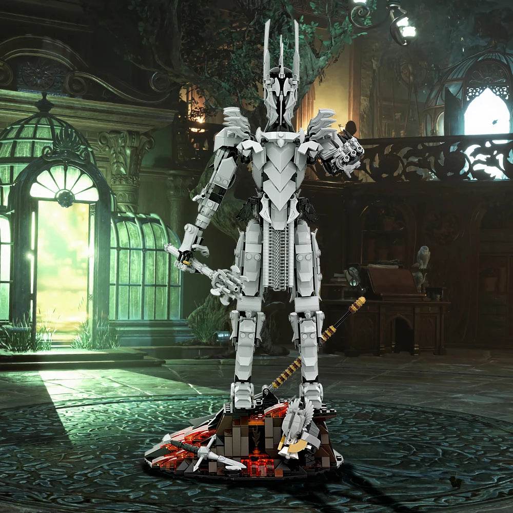 Gobricks MOC Movie Rings Figures Sauron Model Building Blocks Building Bricks MOC - ToylandEU