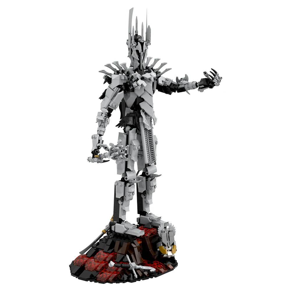 Gobricks MOC Movie Rings Figures Sauron Model Building Blocks Building Bricks MOC - ToylandEU