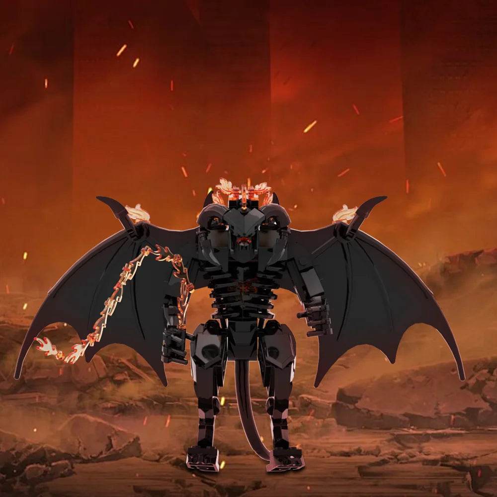 Gobricks MOC Rings Movie Figure Balrogs Building Block Set Building Bricks MOC - ToylandEU