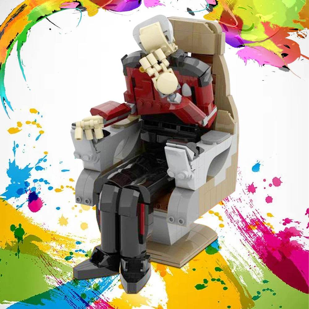 Gobricks MOC Space Wars Picard Facepalm Captain Minifigures Set Building Bricks MOC - ToylandEU