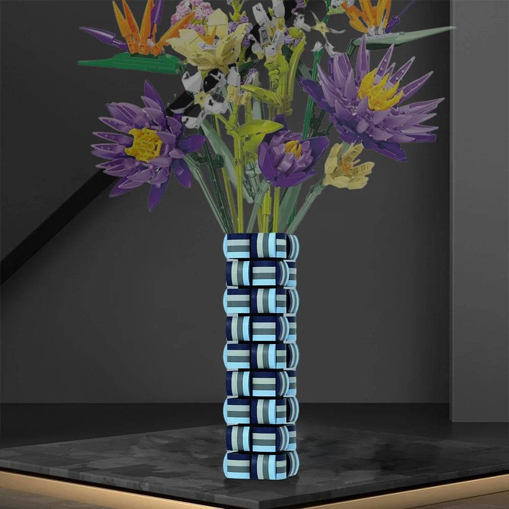 Gobricks Moc 1054PCS Vase Model Building Blocks Toys - ToylandEU