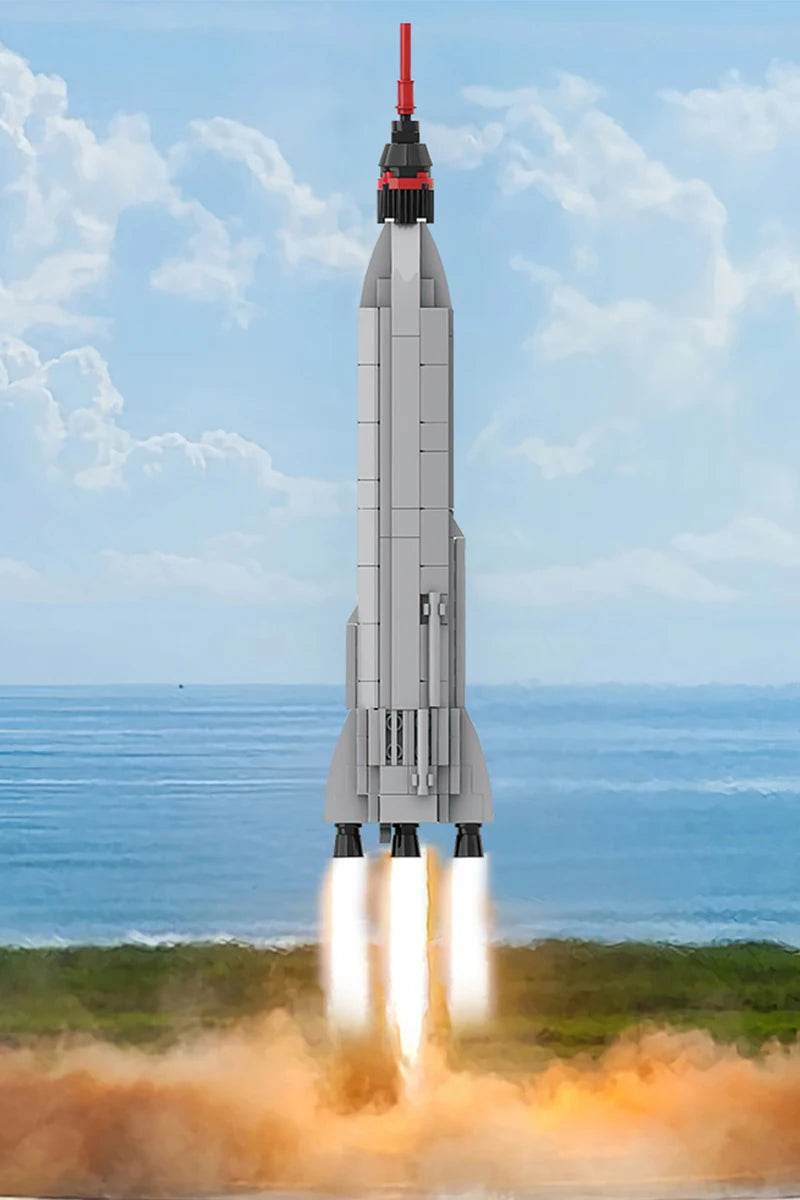 Gobricks Moc Rocket Building Blocks Mercury & Gemini Collection Building Bricks MOC - ToylandEU