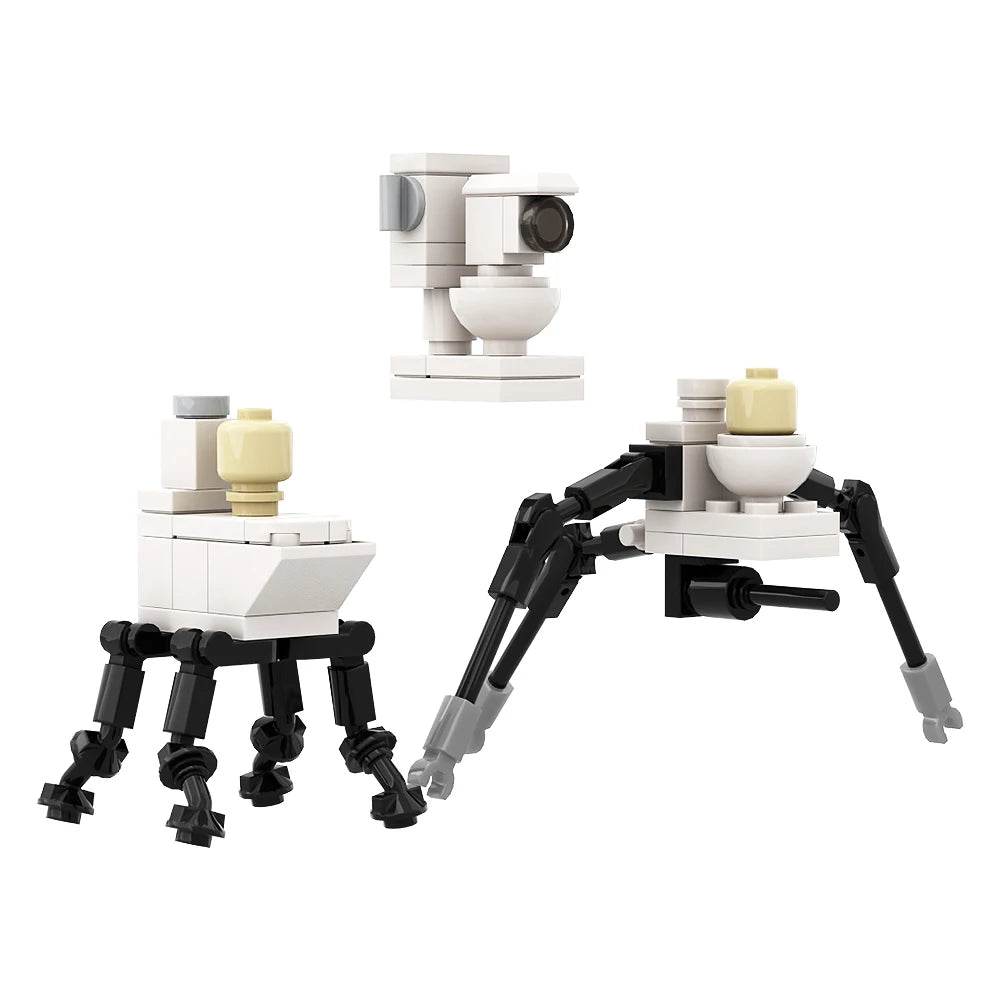 Gobricks Moc Skibidi Toilet Man VS Camera Man Building Blocks - ToylandEU