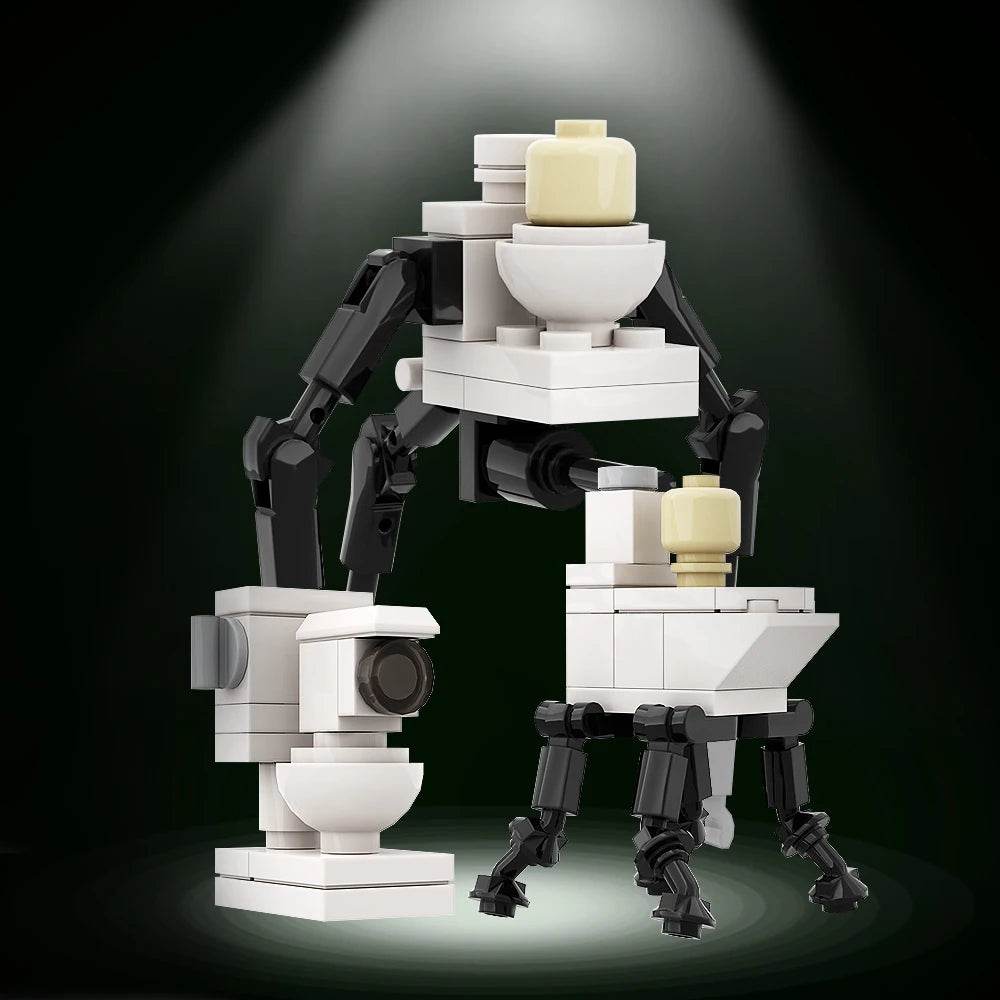 Gobricks Moc Skibidi Toilet Man VS Camera Man Building Blocks - ToylandEU