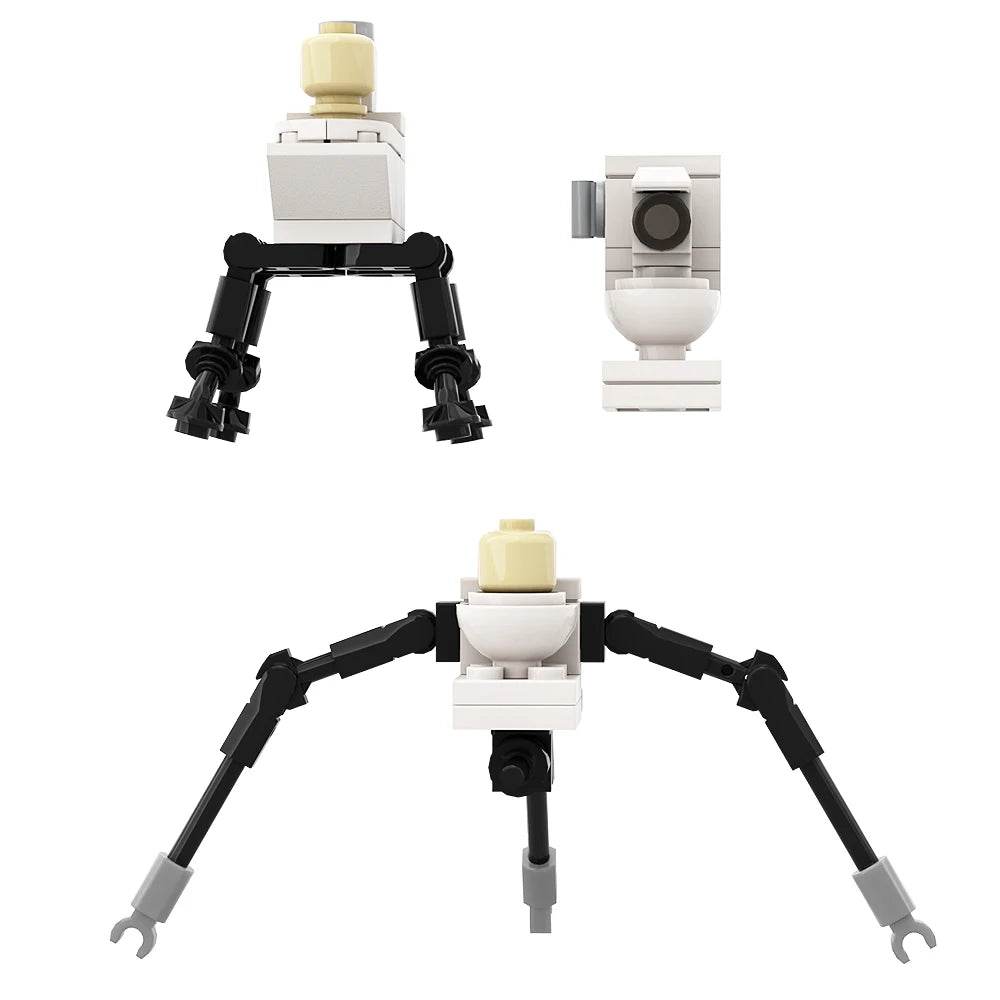 Gobricks Moc Skibidi Toilet Man VS Camera Man Building Blocks - ToylandEU