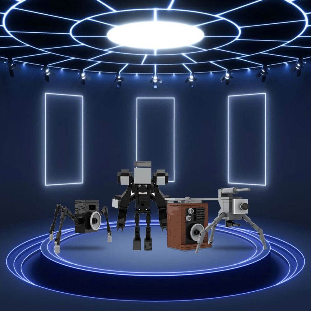 Gobricks Moc Skibidi Toilet Man VS Camera Man Building Blocks - ToylandEU