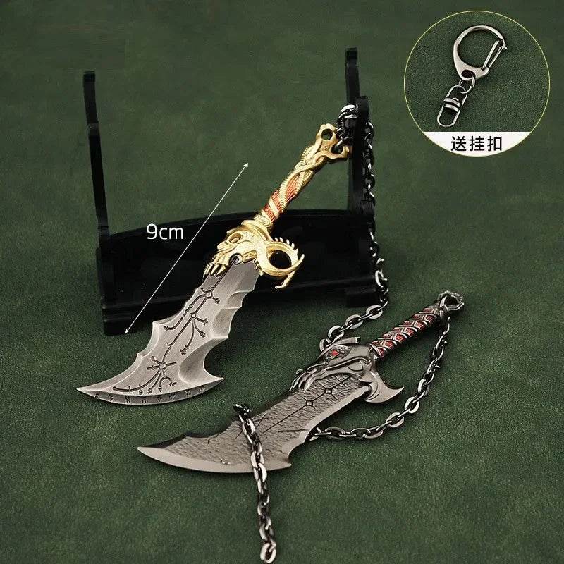 God Of War Weapon 9cm Blades Of Chaos Kratos Sword Toy - ToylandEU