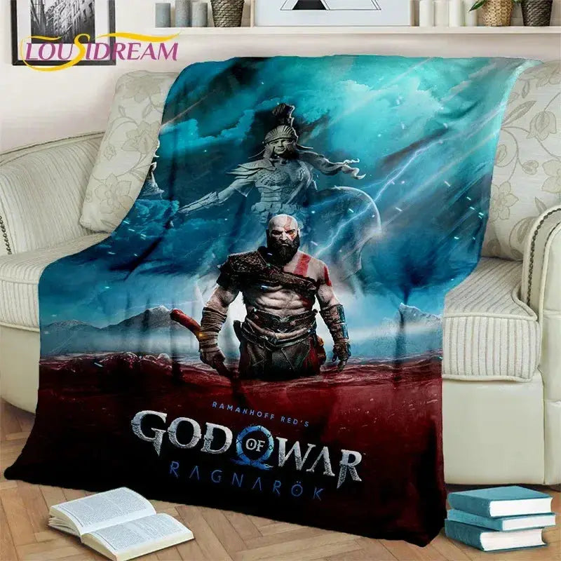 God of War Kratos Blanket UltraSoft Throw for Home Use - ToylandEU