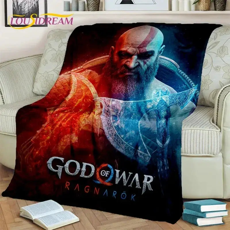 God of War Kratos Blanket UltraSoft Throw for Home Use - ToylandEU
