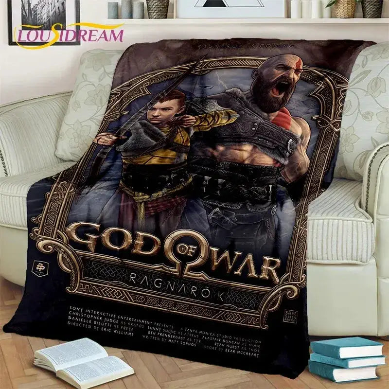 God of War Kratos Blanket UltraSoft Throw for Home Use - ToylandEU