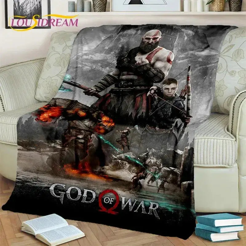 God of War Kratos Blanket UltraSoft Throw for Home Use - ToylandEU