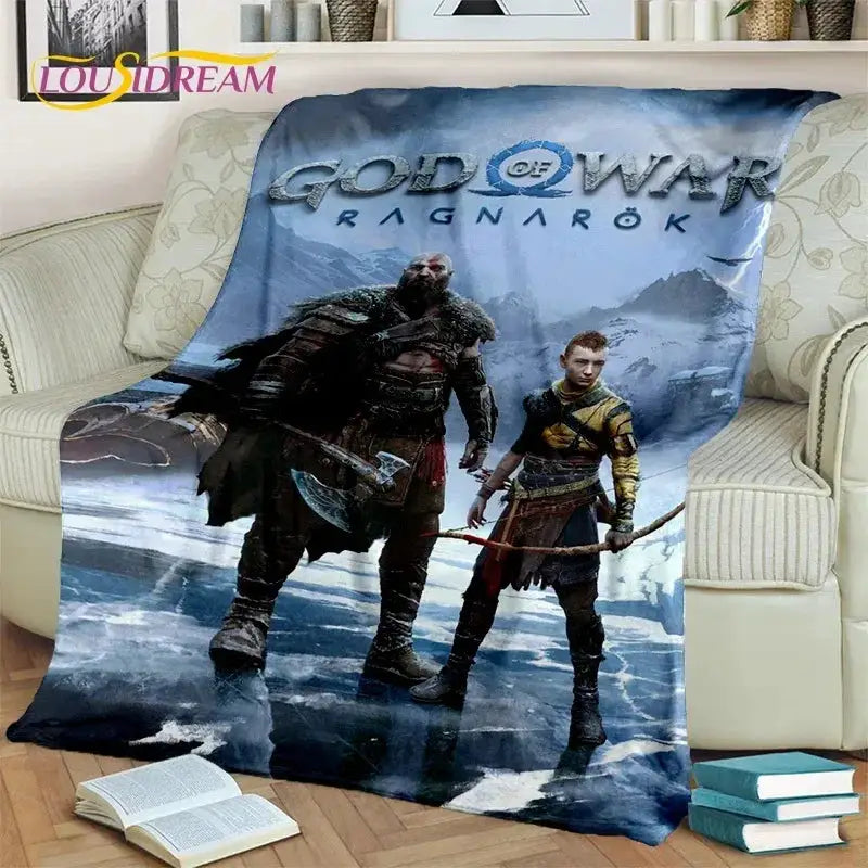 God of War Kratos Blanket UltraSoft Throw for Home Use - ToylandEU