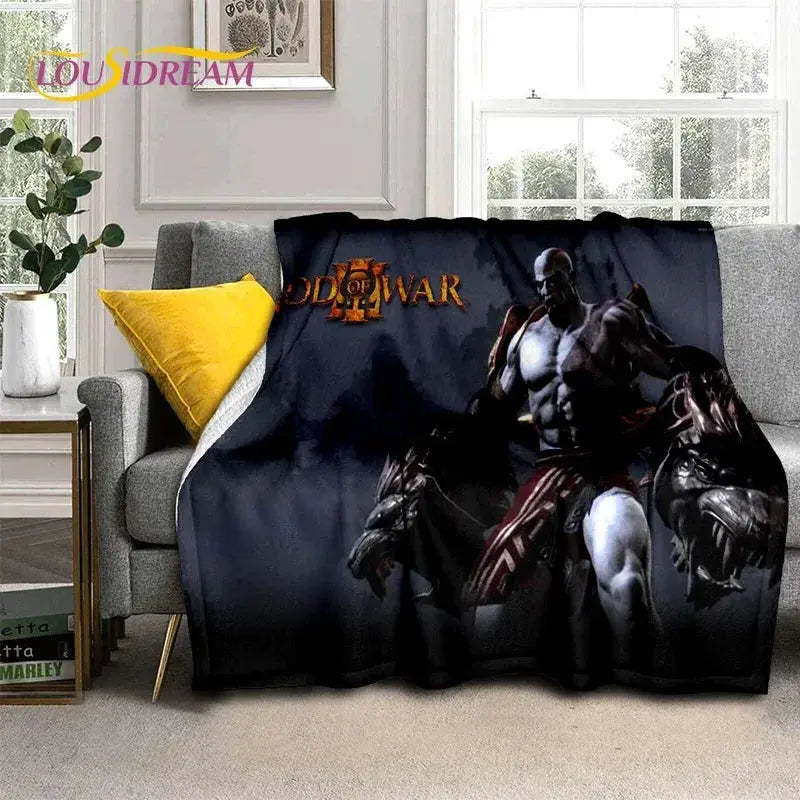 God of War Kratos Blanket UltraSoft Throw for Home Use - ToylandEU