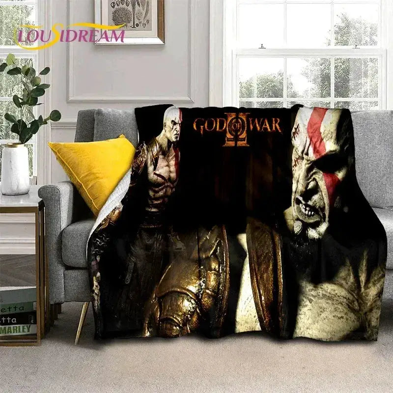 God of War Kratos Blanket UltraSoft Throw for Home Use - ToylandEU