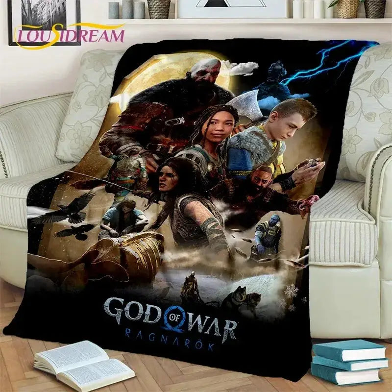 God of War Kratos Blanket UltraSoft Throw for Home Use - ToylandEU