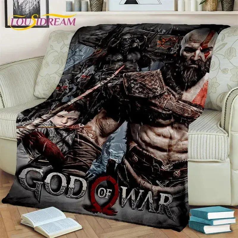 God of War Kratos Blanket UltraSoft Throw for Home Use - ToylandEU