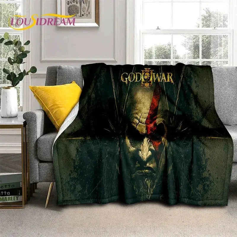God of War Kratos Blanket UltraSoft Throw for Home Use - ToylandEU
