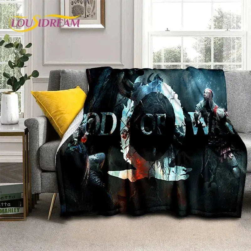 God of War Kratos Blanket UltraSoft Throw for Home Use - ToylandEU