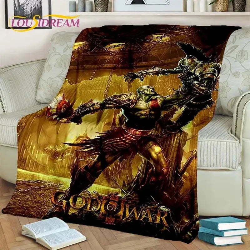 God of War Kratos Blanket UltraSoft Throw for Home Use - ToylandEU