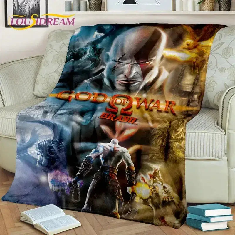 God of War Kratos Blanket UltraSoft Throw for Home Use - ToylandEU