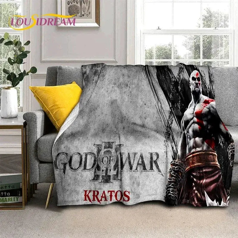 God of War Kratos Blanket UltraSoft Throw for Home Use - ToylandEU