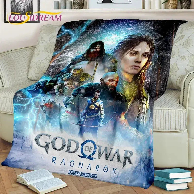 God of War Kratos Blanket UltraSoft Throw for Home Use - ToylandEU