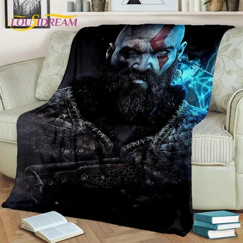 God of War Kratos Blanket UltraSoft Throw for Home Use - ToylandEU
