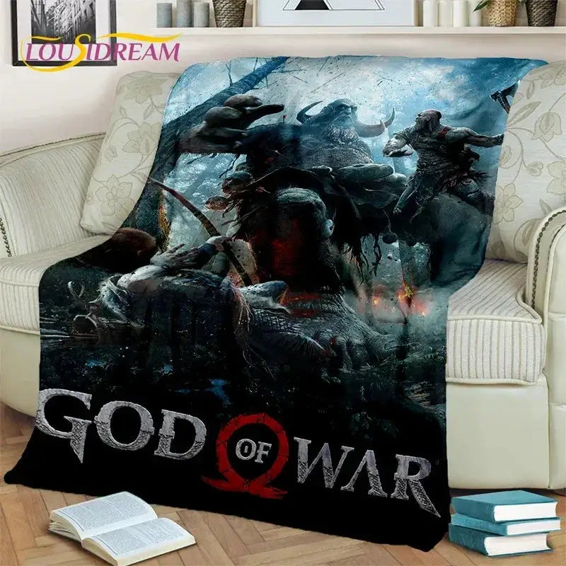 God of War Kratos Blanket UltraSoft Throw for Home Use - ToylandEU