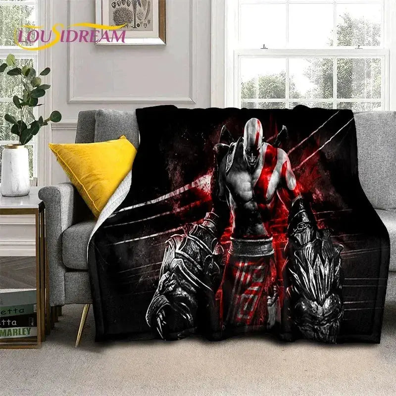 God of War Kratos Blanket UltraSoft Throw for Home Use - ToylandEU