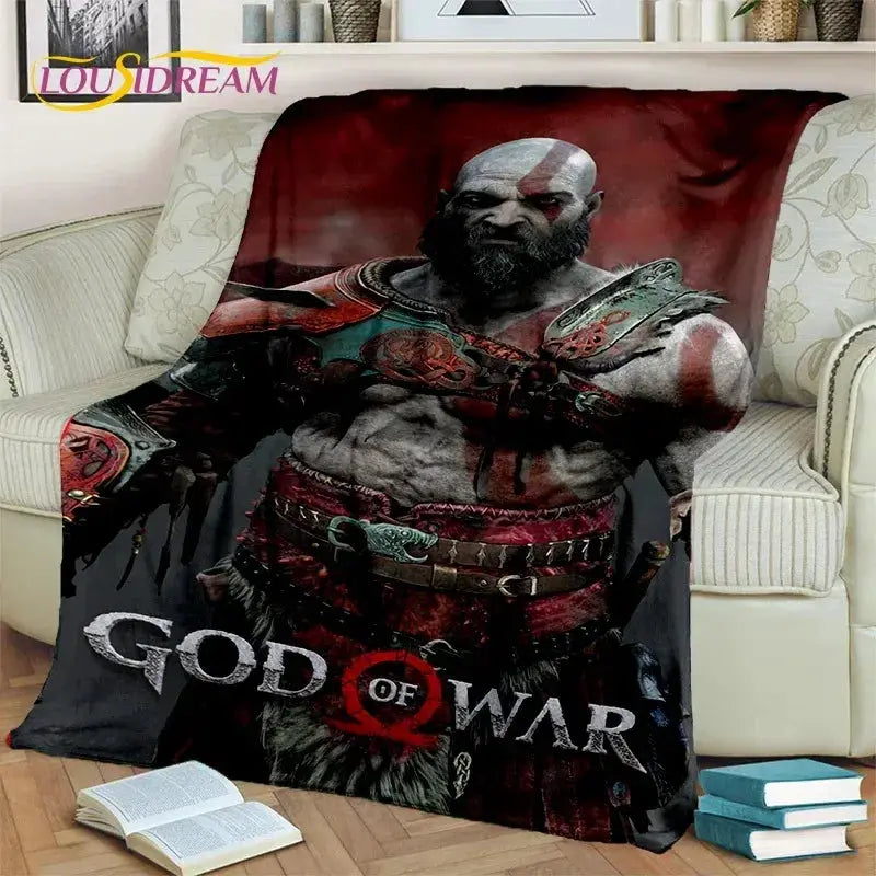 God of War Kratos Blanket UltraSoft Throw for Home Use - ToylandEU
