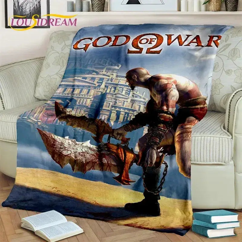 God of War Kratos Blanket UltraSoft Throw for Home Use - ToylandEU