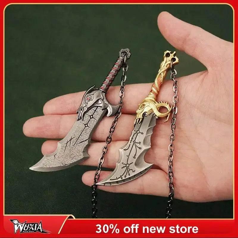  God of War Weapon 9cm Blades of Chaos Kratos Sword Toy -  ToylandEU™