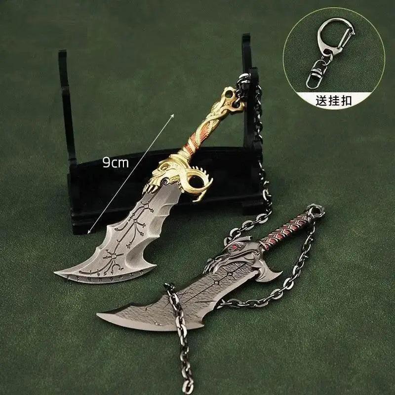  God of War Weapon 9cm Blades of Chaos Kratos Sword Toy -  ToylandEU™