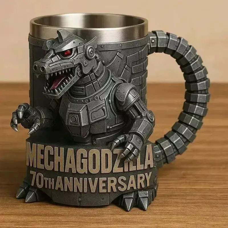 Godzilla 3D Resin Mug For Anime Fans 70th Anniversary Collectible - ToylandEU