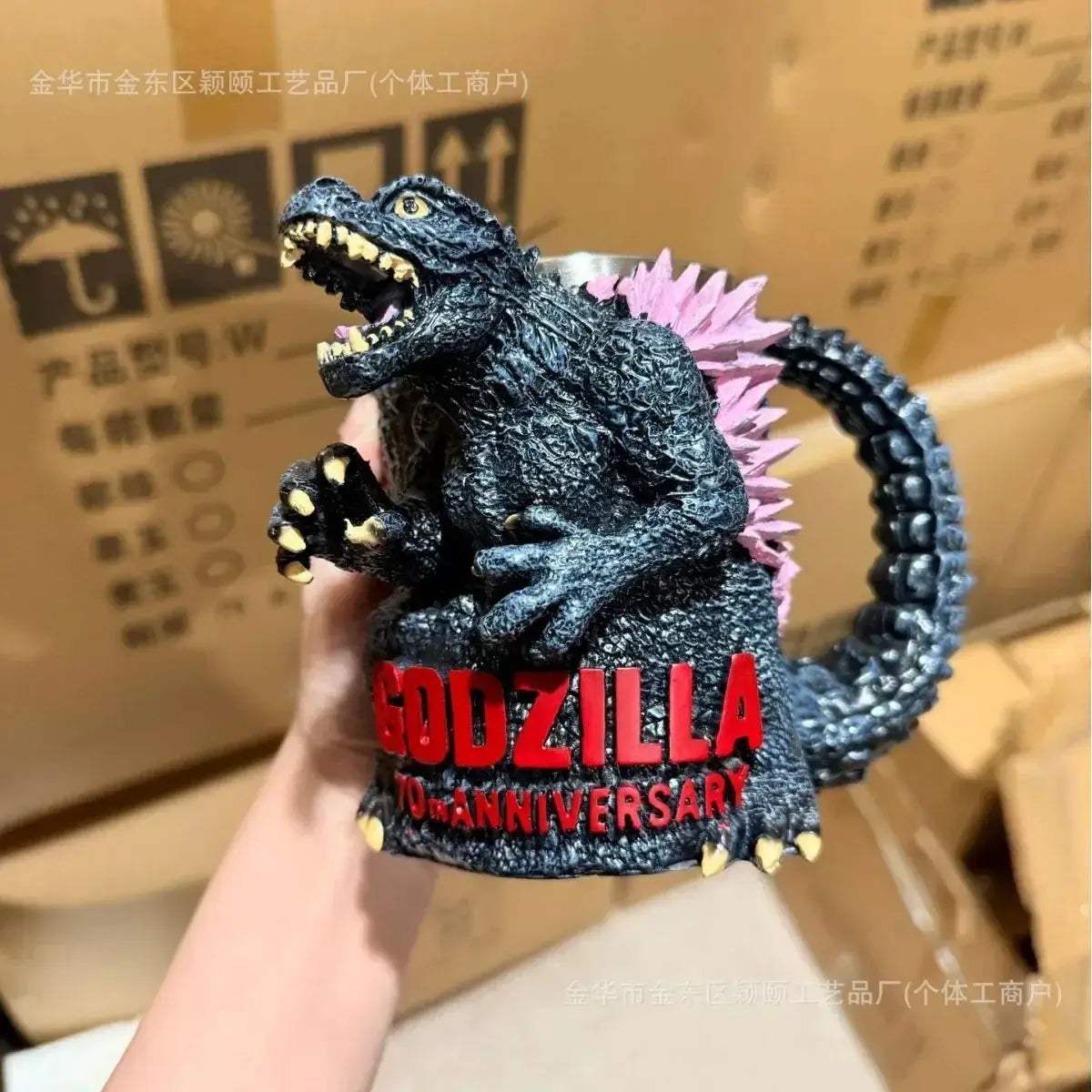 Godzilla 3D Resin Mug For Anime Fans 70th Anniversary Collectible - ToylandEU