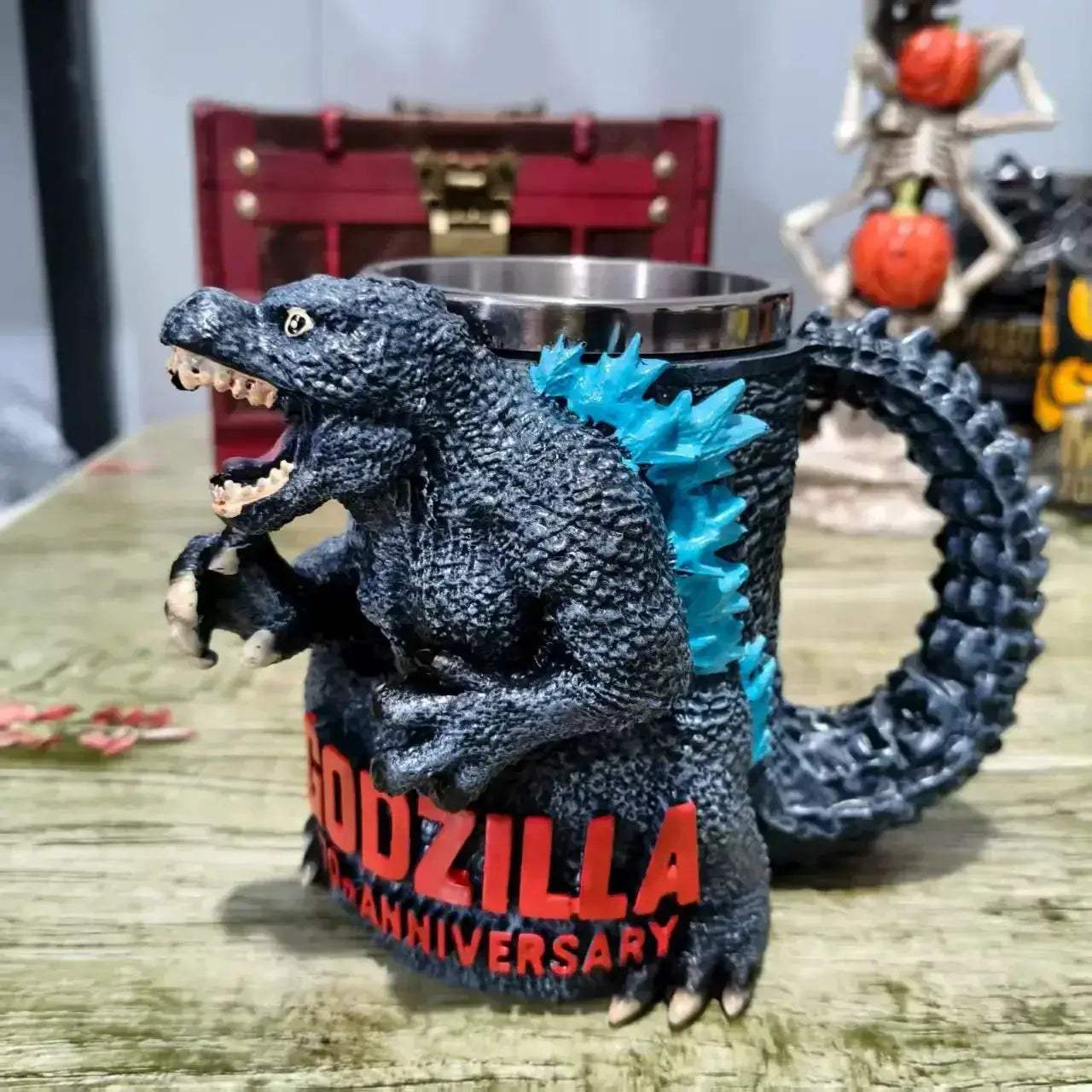 Godzilla 3D Resin Mug For Anime Fans 70th Anniversary Collectible - ToylandEU
