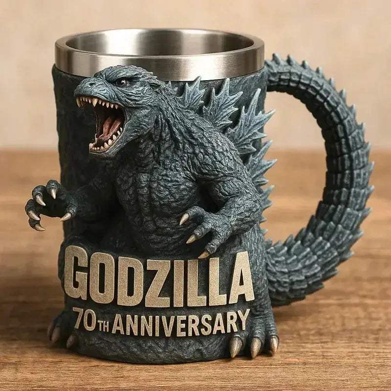 Godzilla 70th Anniversary 3D Resin Mug Decorative Gift for Collectors - ToylandEU