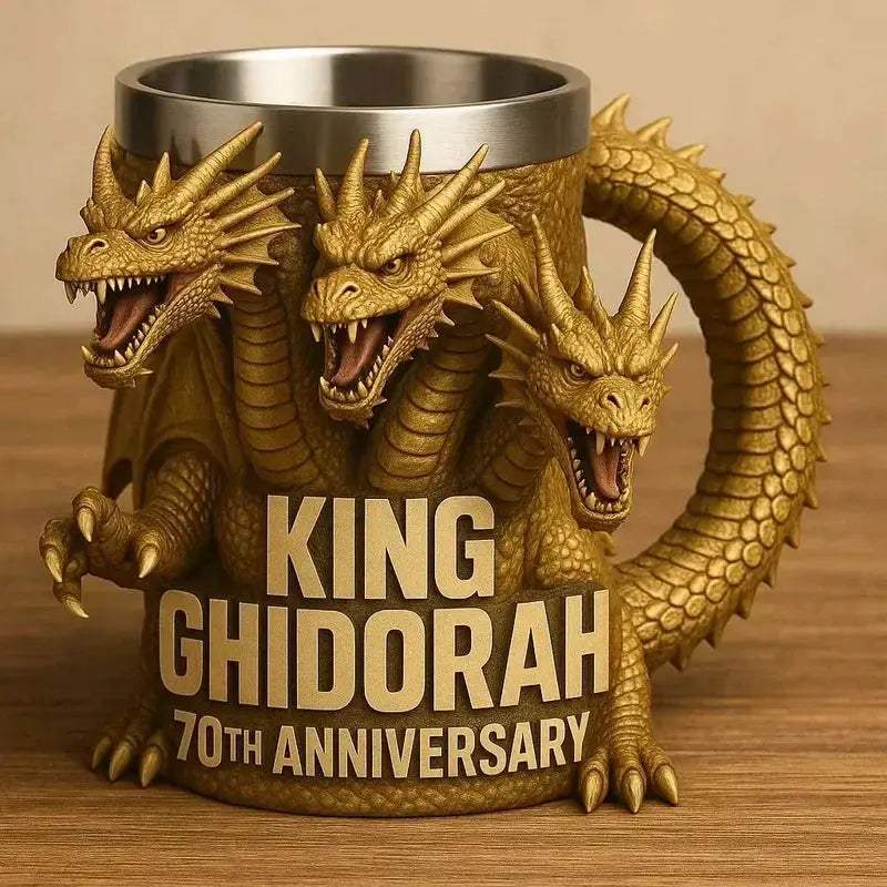 Godzilla 70th Anniversary 3D Resin Mug Decorative Gift for Collectors - ToylandEU
