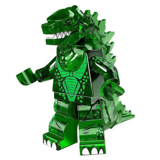 Godzilla Green transparent Kaiju Minifigure building Toys - Minifigure Toys