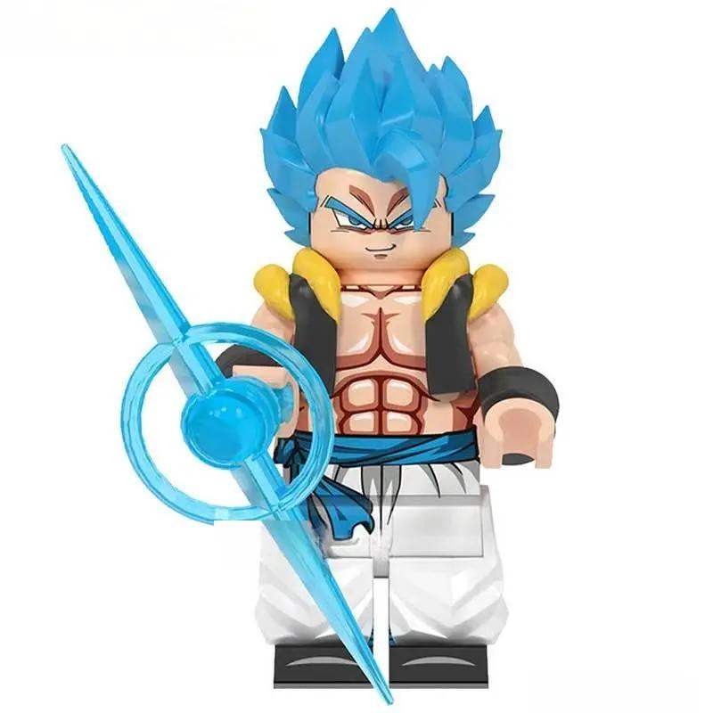 Gogeta Dragon Ball Z Super Lego Minifigures Anime Custom Toys 1 - Minifigure Toys