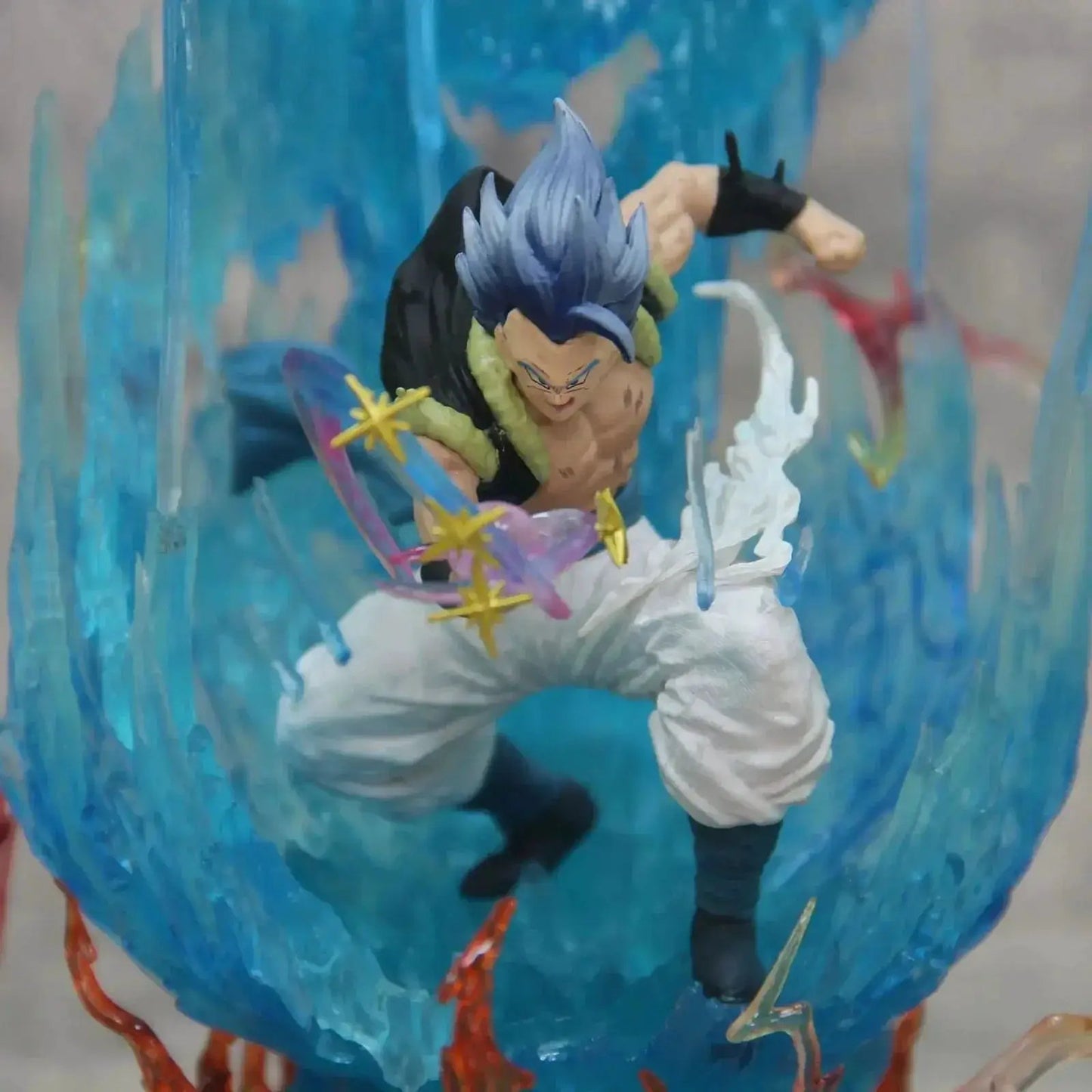 Gogeta Super Saiyan Blue LED Figure Dragon Ball Anime Collectible - ToylandEU