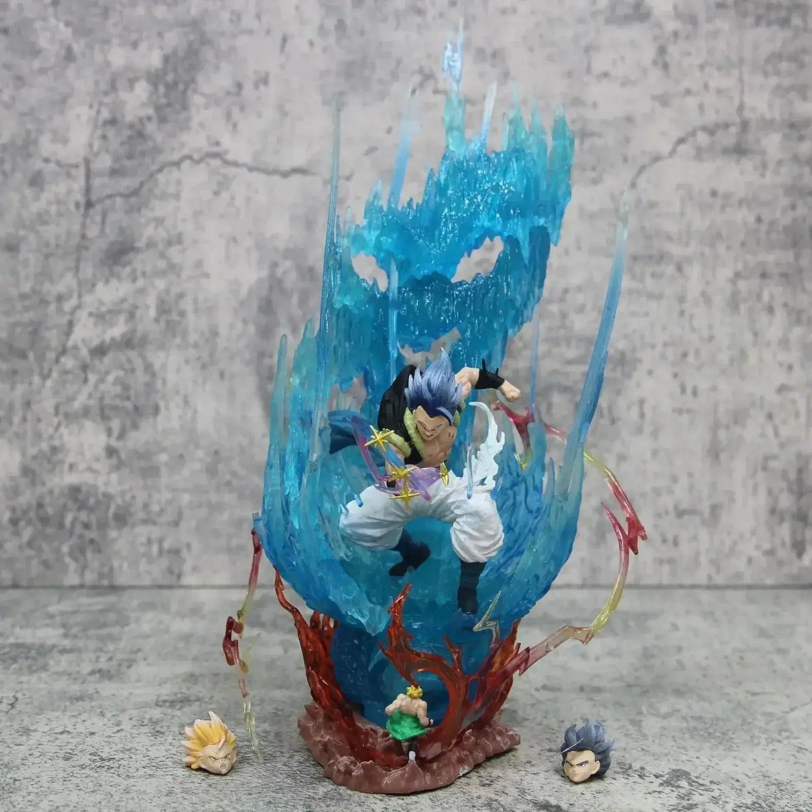 Gogeta Super Saiyan Blue LED Figure Dragon Ball Anime Collectible - ToylandEU