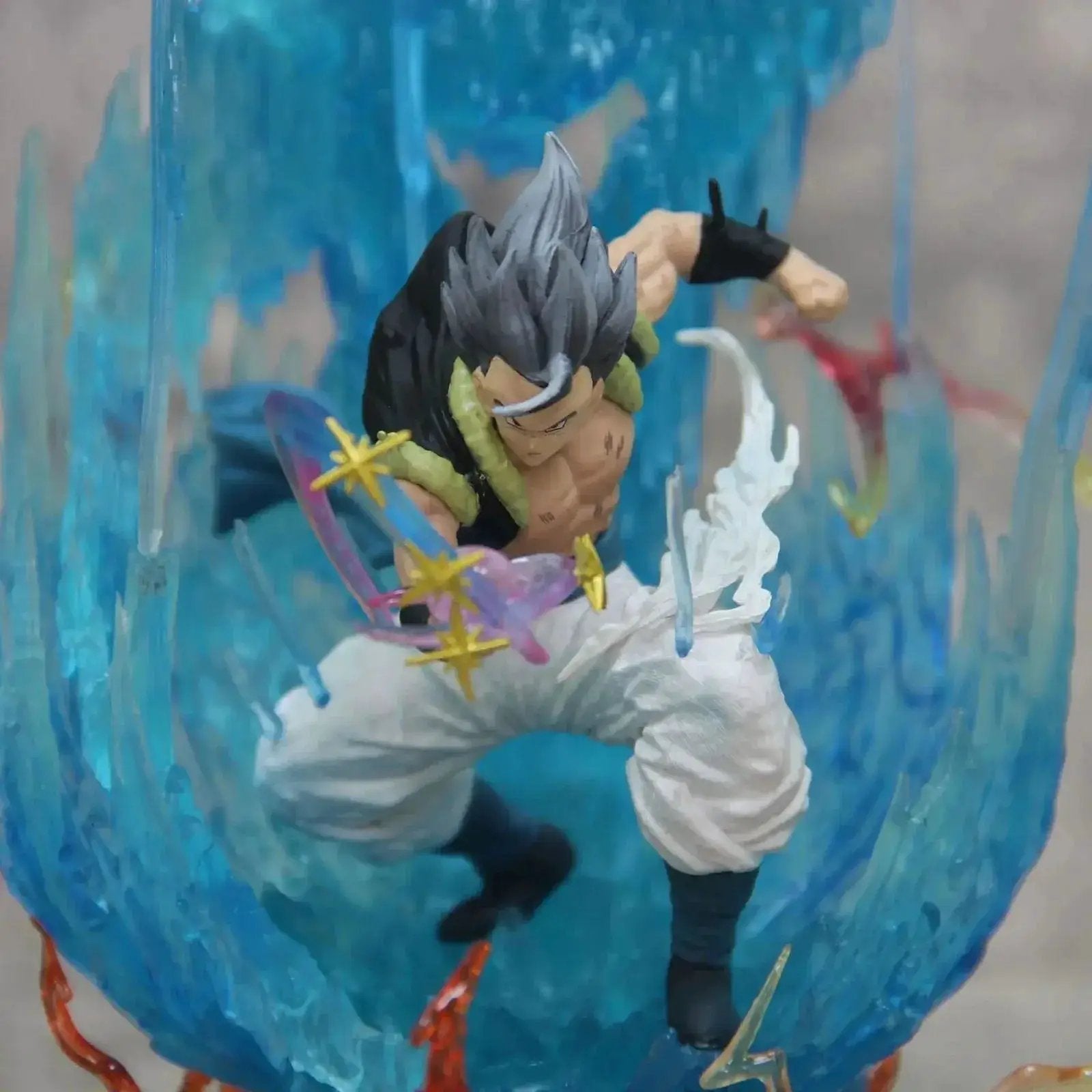 Gogeta Super Saiyan Blue LED Figure Dragon Ball Anime Collectible - ToylandEU